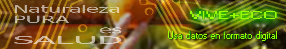 Vive ECO: Usa datos en formato digital