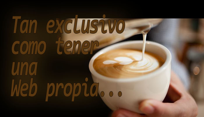 Tan exclusivo como tener una Web Propia...